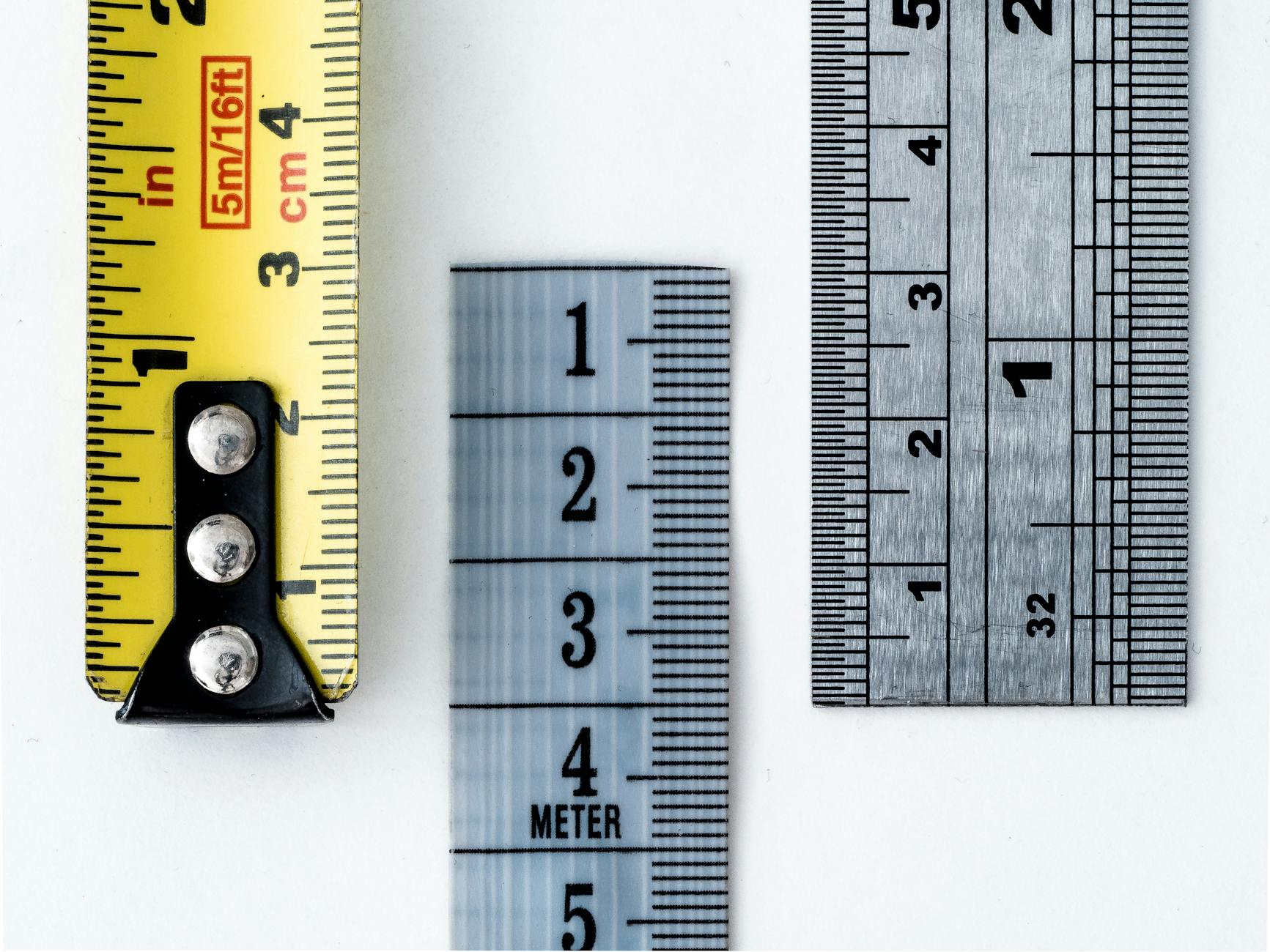 Measuring tape illustrating the importance of re-measuring stoma size