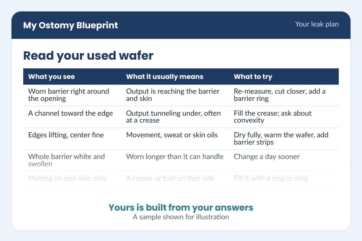 Read your used wafer sample